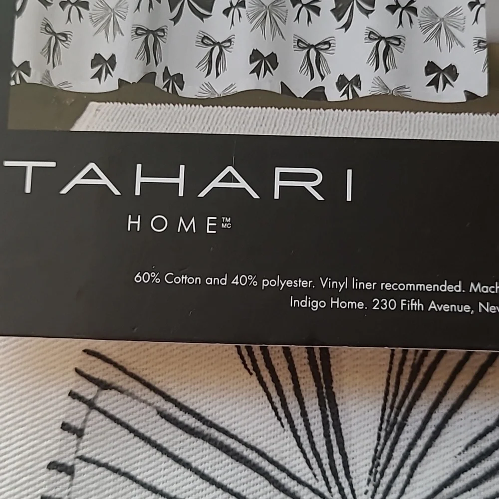 Tahari Bows Shower Curtain